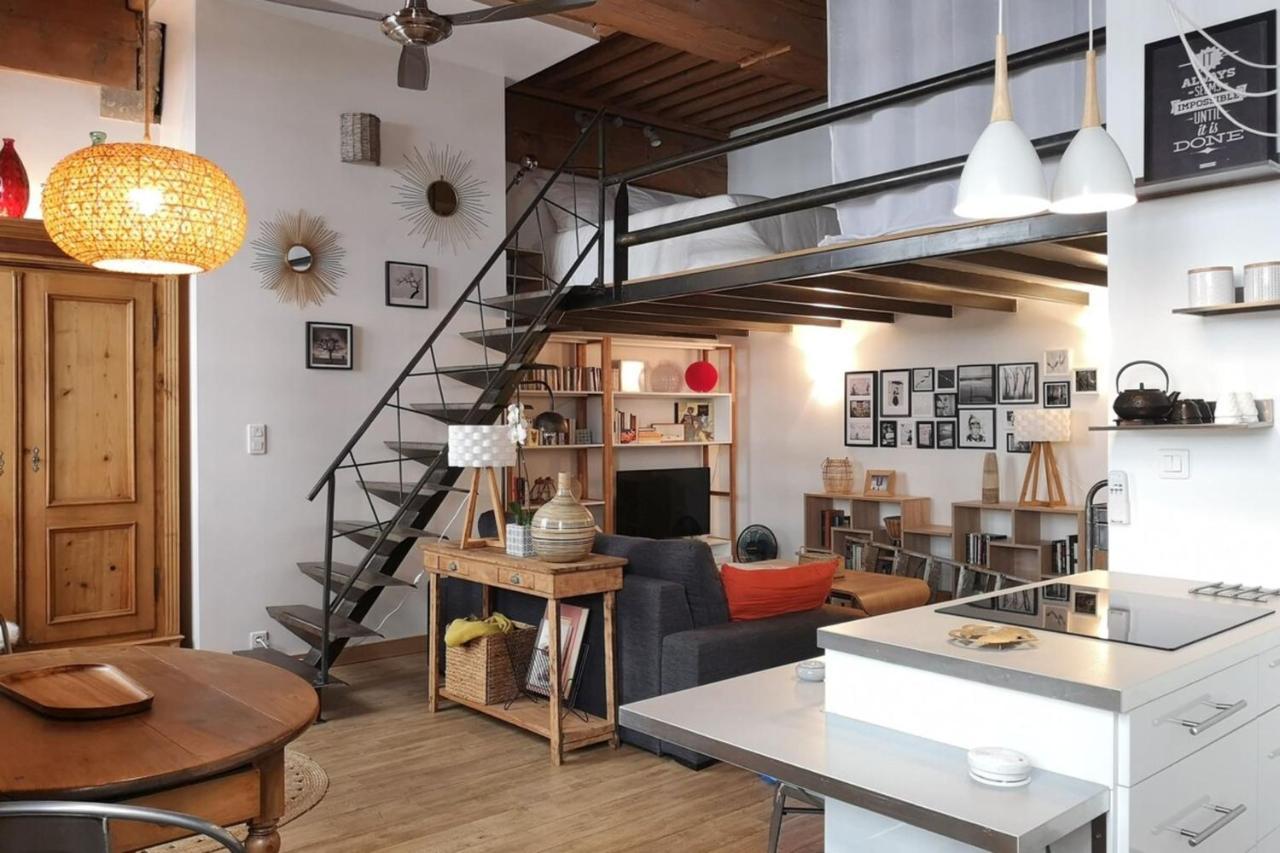Authentic Loft With Mezzanine & Exposed Stones Heart Of Lyon Apartment ภายนอก รูปภาพ